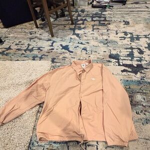 Adidas Light Orange/ Peach Windbreaker